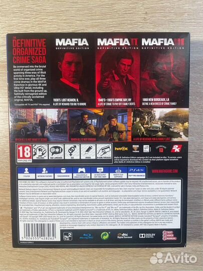 Игры ps4 mafia trilogy