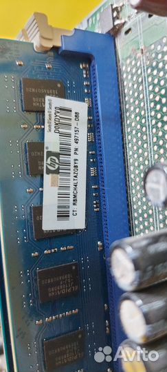 Материнская плата с процессором