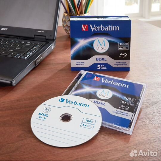 Диски Blu-ray M-disc Verbatim bdxl100Gb JewelCase