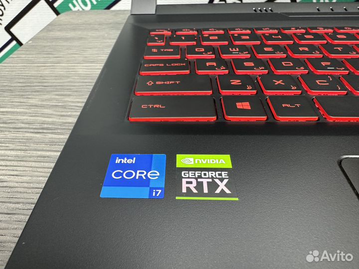 MSI 16 ядер Core i7-11800H 16Gb RTX 3050 144Hz SSD