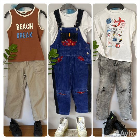 Пакет вещей для мальчика 104 zara sela