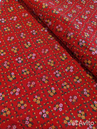 Отрез ткани вельвет СССР