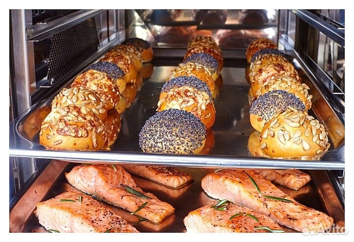 Пароконвектомат пка 10-1/1пм2 лицо нерж