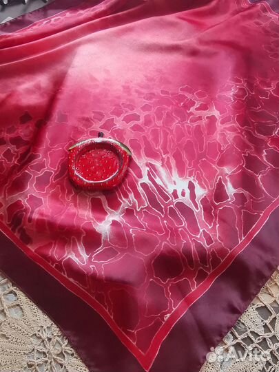 Платок шаль винтаж Италия