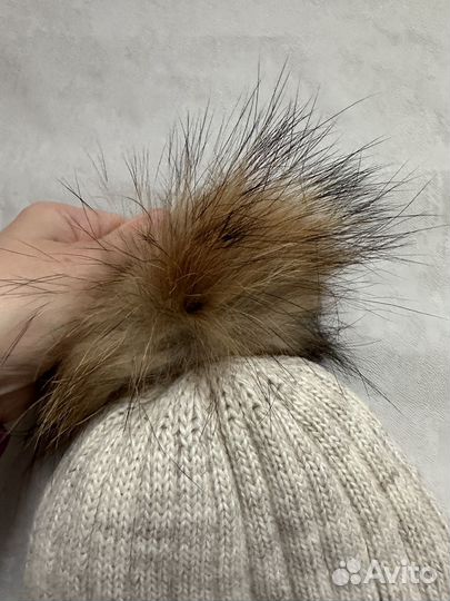 Шапка зимняя новая шерсть