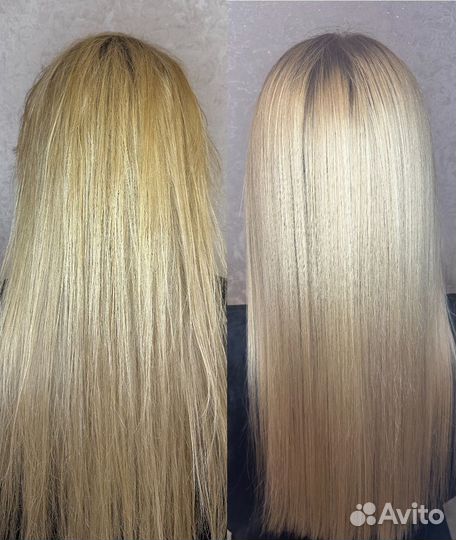 Модель на кератин, боток, наращивание волос