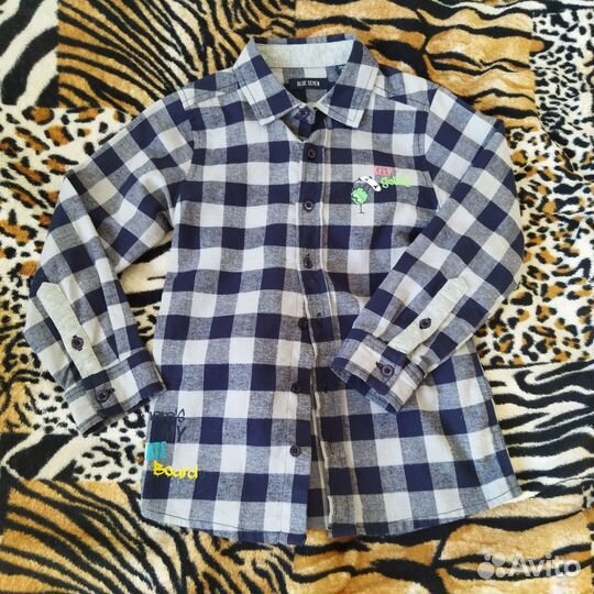 Рубашка на мальчика 104