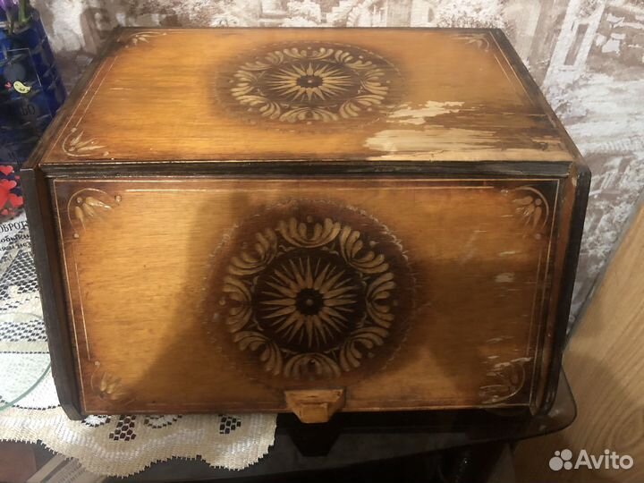 Хлебница деревянная СССР