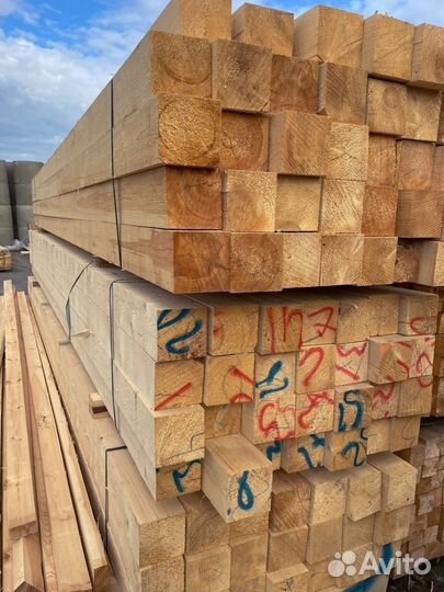 Брус обрезной 150х200х6000мм 1 сорт ГОСТ