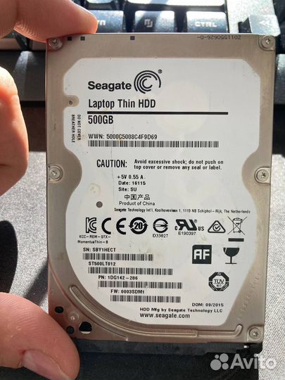 Жесткий диск для ноутбука 500 гб Seagate