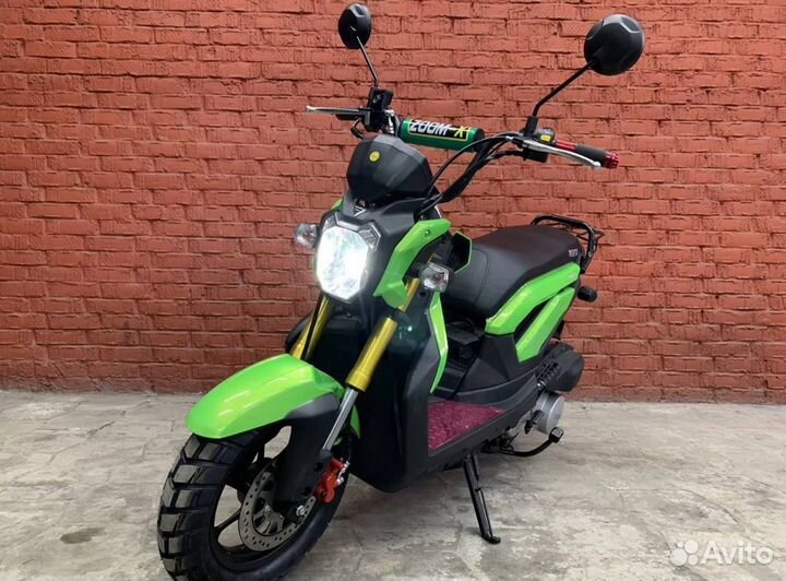Скутер Honda Zoomer 150cc (49сс) реплика зеленый