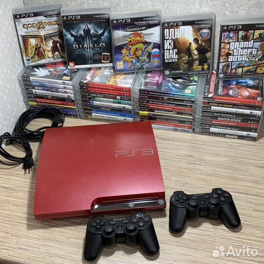 PlayStation 3 320Gb + 50Игр + 2Геймпада Гарантия