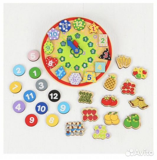 Деревянная игрушка «Волшебные часы»