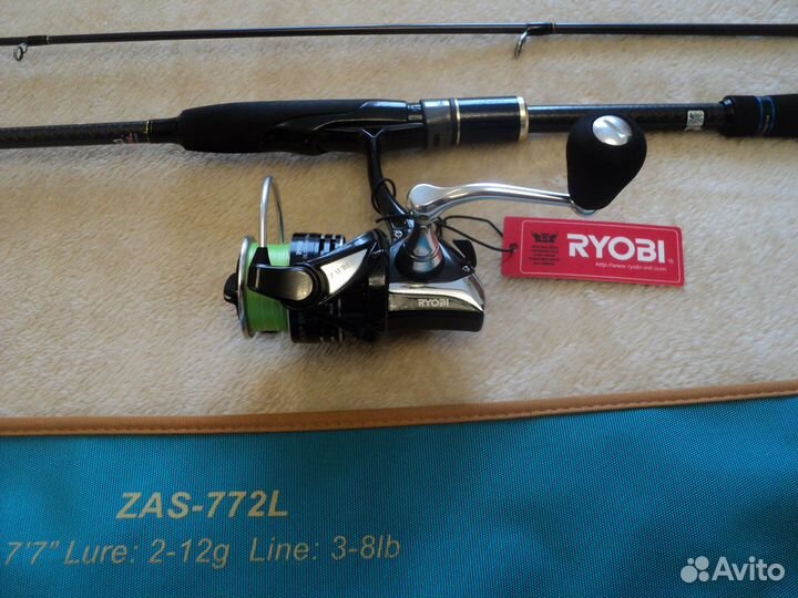 Спиннинг Zetrix, катушка Zauber, плетенка, воблеры