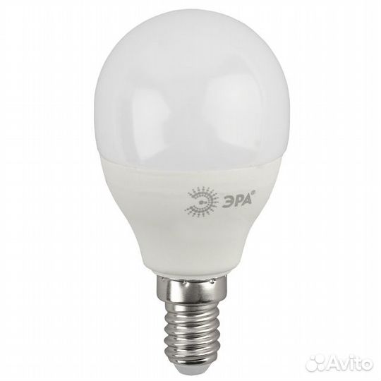 Лампа светодиодная эра 10Вт Е14 800Лм 2700К шар