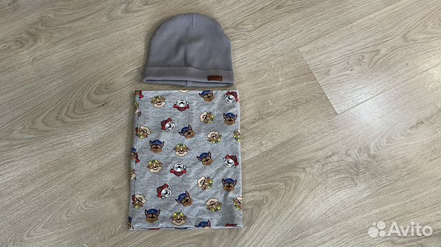 Комплект шапка и снуд