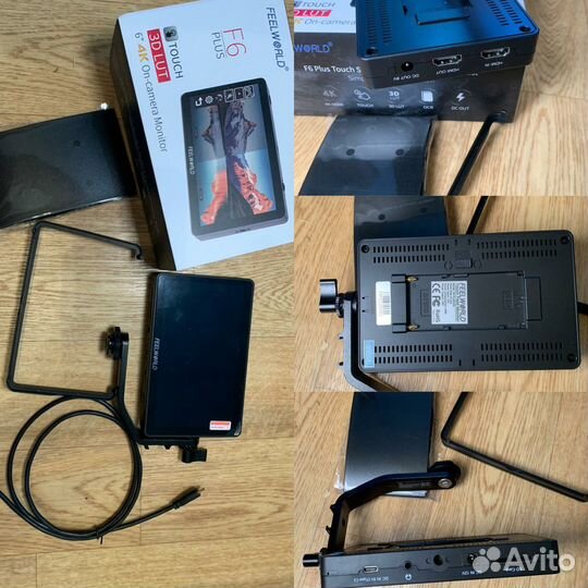 Монитор feelworld F6 plus+ акб np-f 670/770