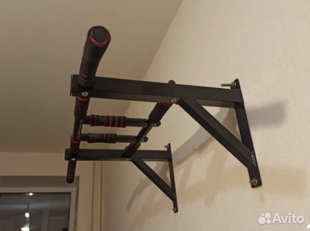 Турник 5 хватов настенный усиленный 250 кг чёрный