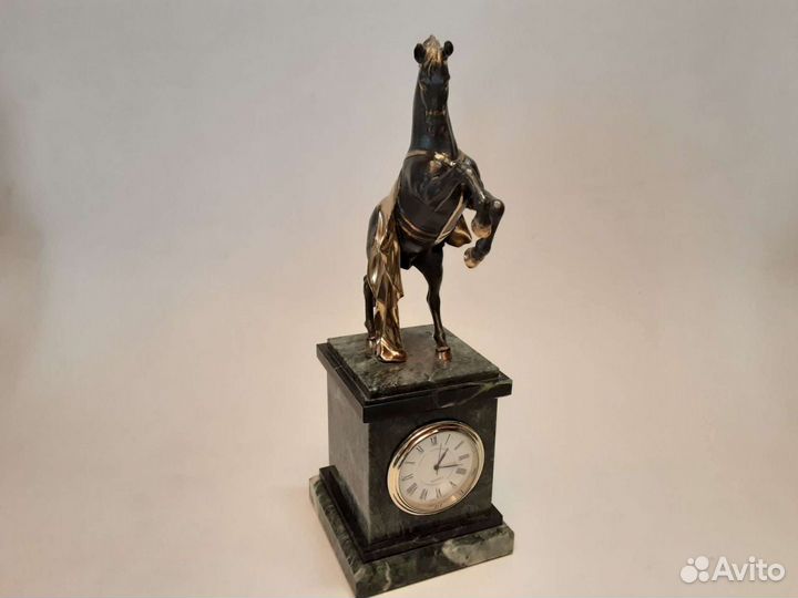 Подсвечники бронза-змеевик