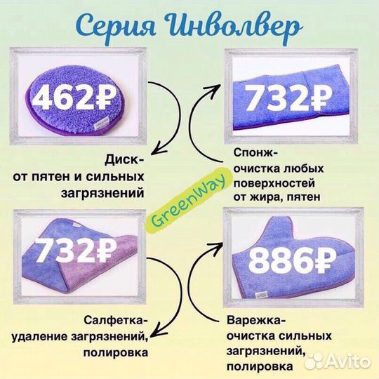 Диск инволвер для сильных загрязнений, Гринвей