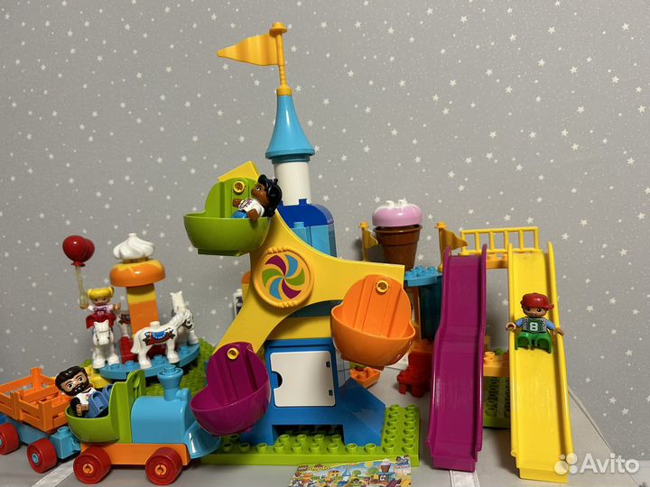 Lеgо duрlо 10840 Большой паpк аттpакциoнo.Оригинал