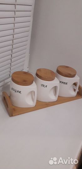 Новый набор банок для специй 750 мл. 3 шт