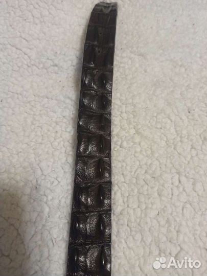 Ремень из кожи крокодила