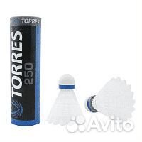 Волан для бадминтона Torres 250 (нейлон/пробка) BD