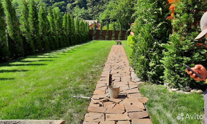 Облицовка природным(диким)камнем. Клинкер