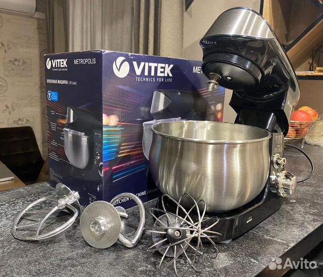 Кухонный комбайн Vitek миксер, тестомес