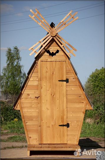 Дачный туалет с установкой