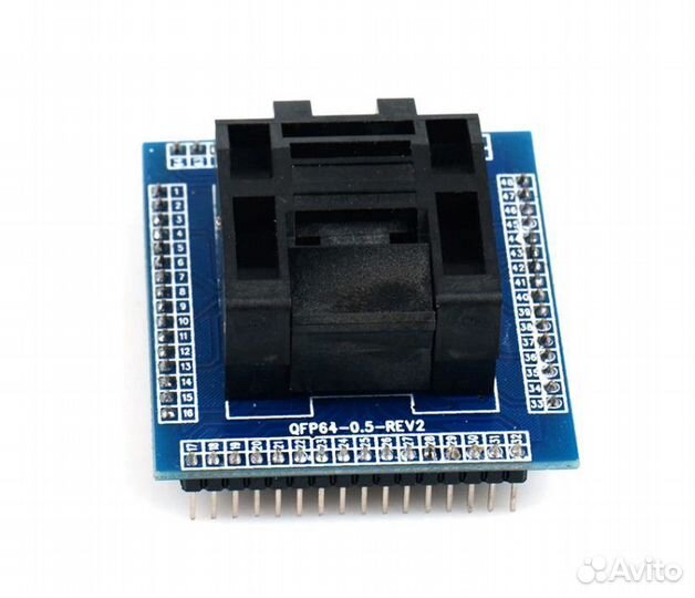 Адаптер QFP64 tqfp64 lqfp64 0.5 мм Pin to Pin