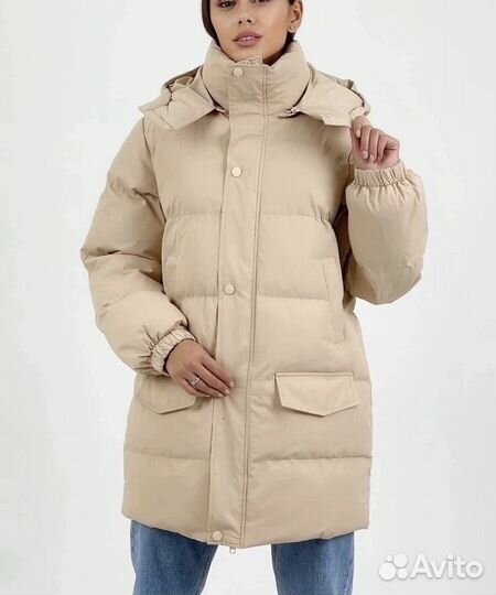 Пуховик зимний в трех цветах 38-52 р