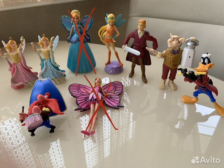 Игрушки из киндера винкс, смешарики, принцессы