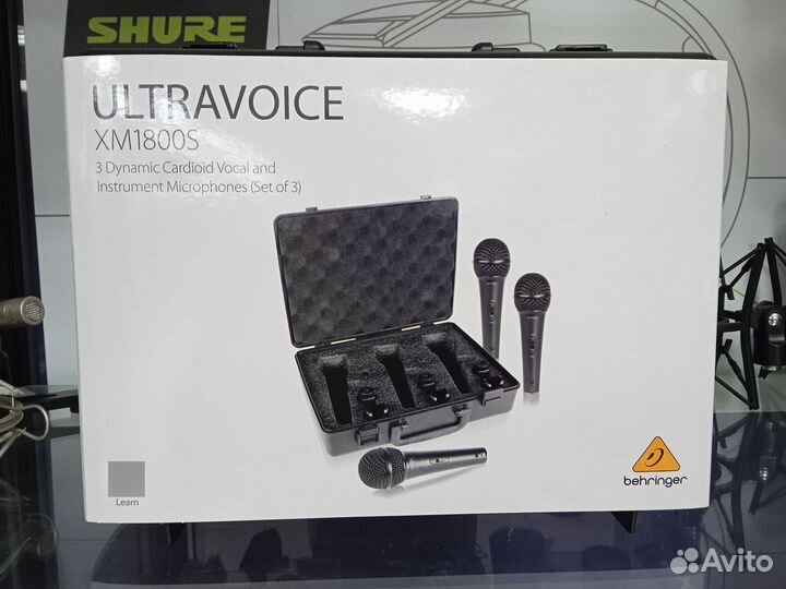 Микрофон Behringer XM1800S комплект 3 шт. новый