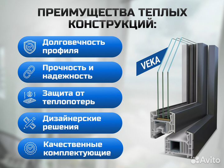 Балконный блок новый