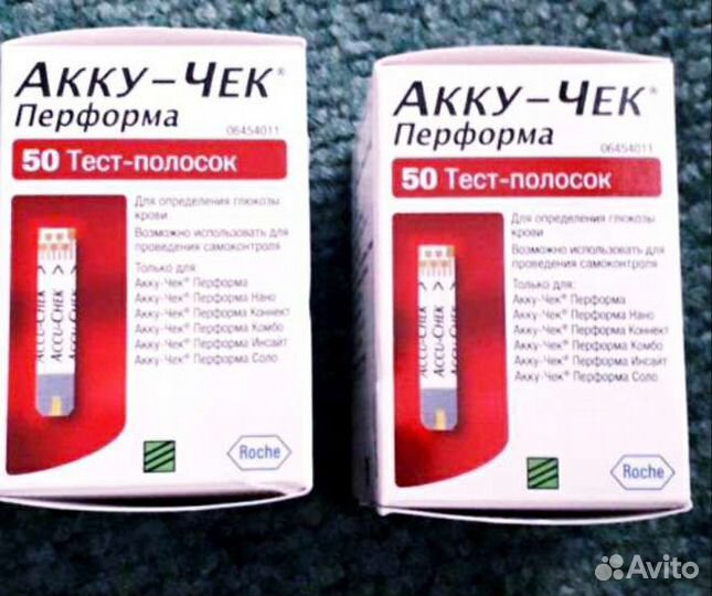 Тест полоски Акучек Перформа