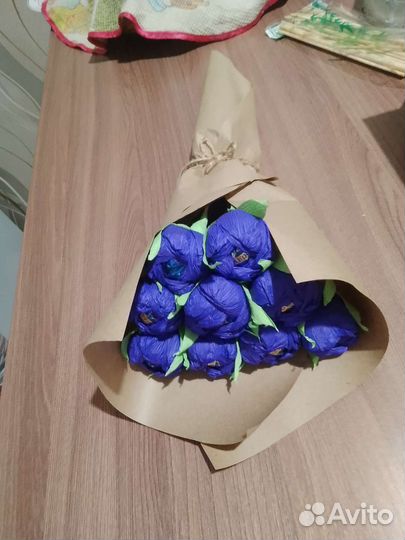 Съедобные букеты из шоколада