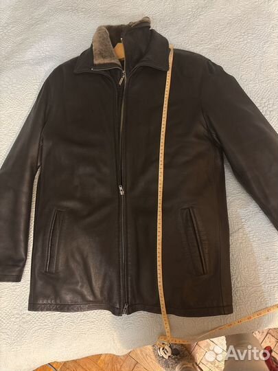 Кожаная куртка мужская
