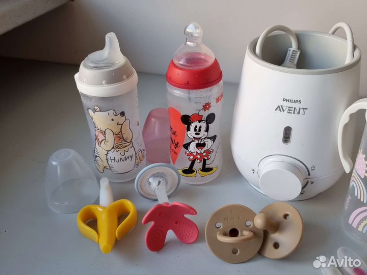 Подогреватель для бутылочек avent, бутылочки