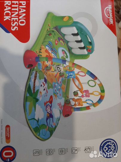 Развивающий коврик с пианино