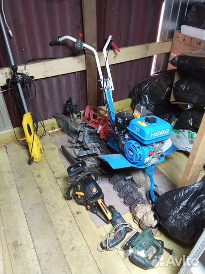 Мотоблок Нева+фрезы+ грунтозацепы+окучник