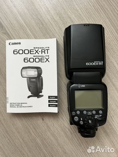 Вспышка canon speedlite 600ex rt