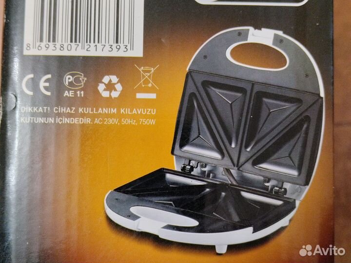 Тостер, машина для сэндвичей Sam 2520t