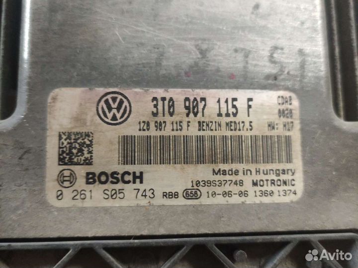 Блок управления двигателем Фольксваген Пассат сс