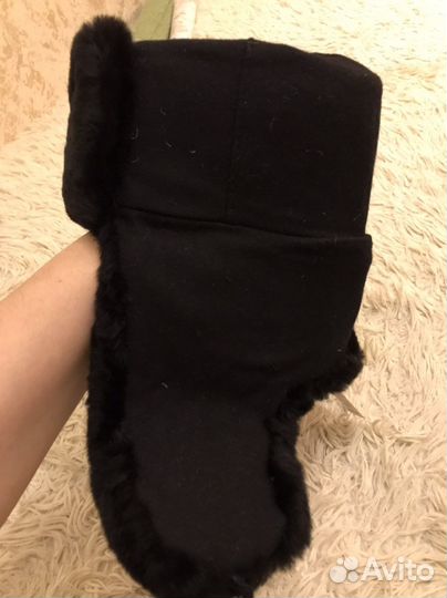 Шапка -ушанка рабочая 55 размер новая