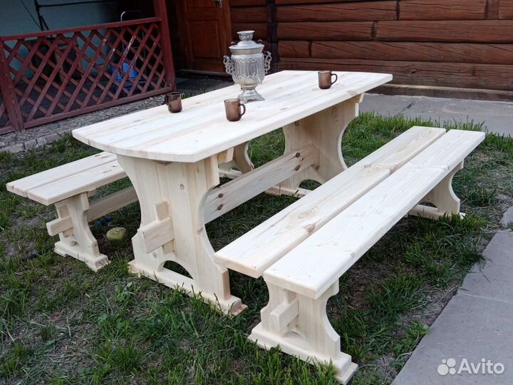 Лавки столы из дерева