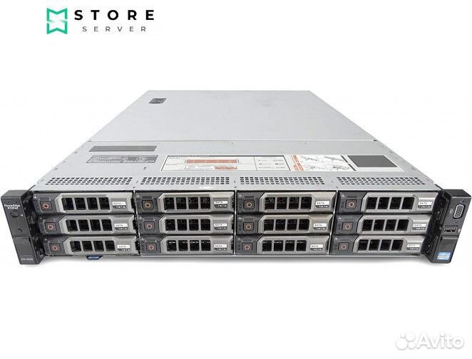 Dell PowerEdge R720xd 12xLFF/E5-2667 v2 x2/16GB 14