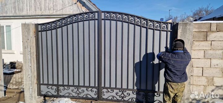 Ворота кованые