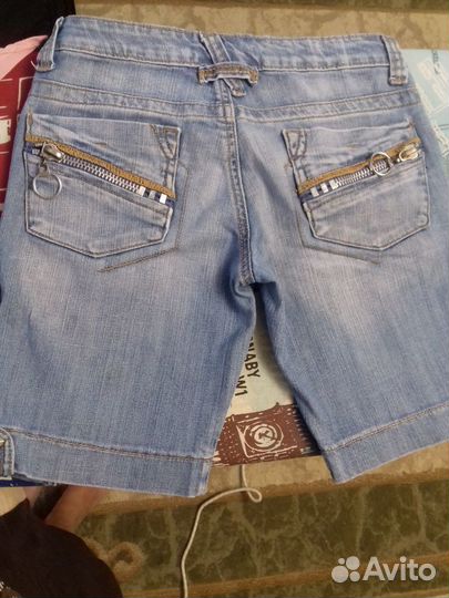 Шорты джинсовые